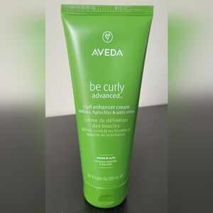 AVEDA 2 ITEM SET BE CURLY ADVANCED CURL ENHANCER CREAM 6.7oz & 1.4 TRAVEL SIZE